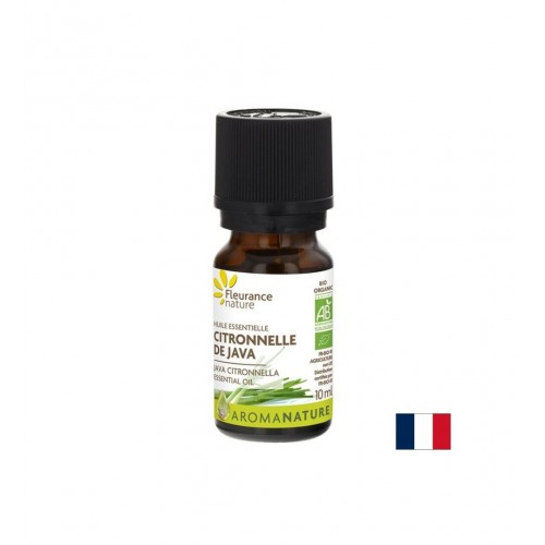 FLEURANCE NATURE HUILE ESSENTIELLE DE CITRONNELLE DE JAVA BIO / ЕТЕРИЧНО МАСЛО ОТ ЦИТРОНЕЛА (РЕПЕЛЕНТ) БИО 10 МЛ