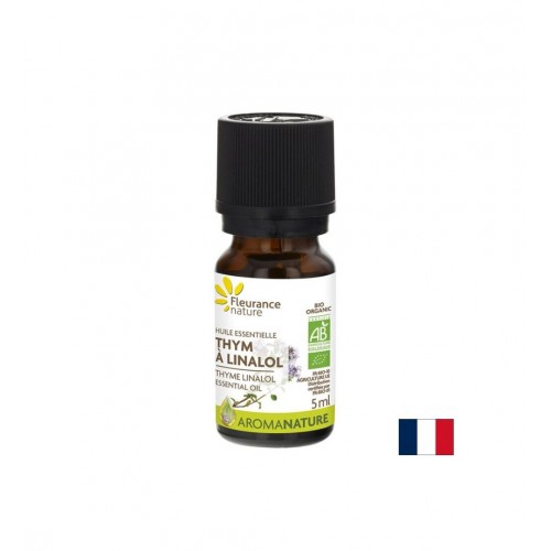 FLEURANCE NATURE HUILE ESSENTIELLE DE THYM A LINALOL BIO / ЕТЕРИЧНО МАСЛО ОТ МАЩЕРКА С ЛИНАЛОЛ БИО 5 МЛ