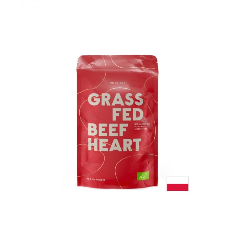 NUTRIEST GRASS FED BEEF HEART / ГОВЕЖДО СЪРЦЕ НЕРВНА И СЪРДЕЧНО-СЪДОВА СИСТЕМА ПРАХ 135 ГР NUTRIEST GRASS FED BEEF HEART / ГОВЕЖДО СЪРЦЕ НЕРВНА И СЪРДЕЧНО-СЪДОВА СИСТЕМА ПРАХ 135 ГР