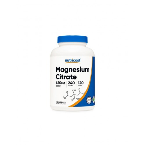 NUTRICOST MAGNESIUM CITRATE / МАГНЕЗИЙ (ЦИТРАТ) КАПС. Х240