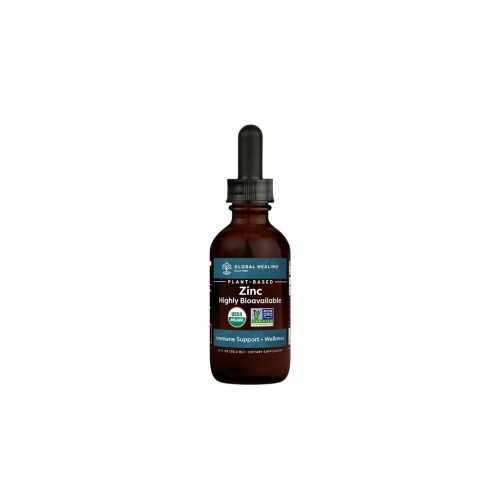 GLOBAL HEALING PLANT-BASED ZINC / ЦИНК 7.5МГ КАПКИ 59.2МЛ