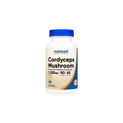 NUTRICOST CORDYCEPS MUSHROOM ORGANIC / КОРДИЦЕПС КАПС. Х90