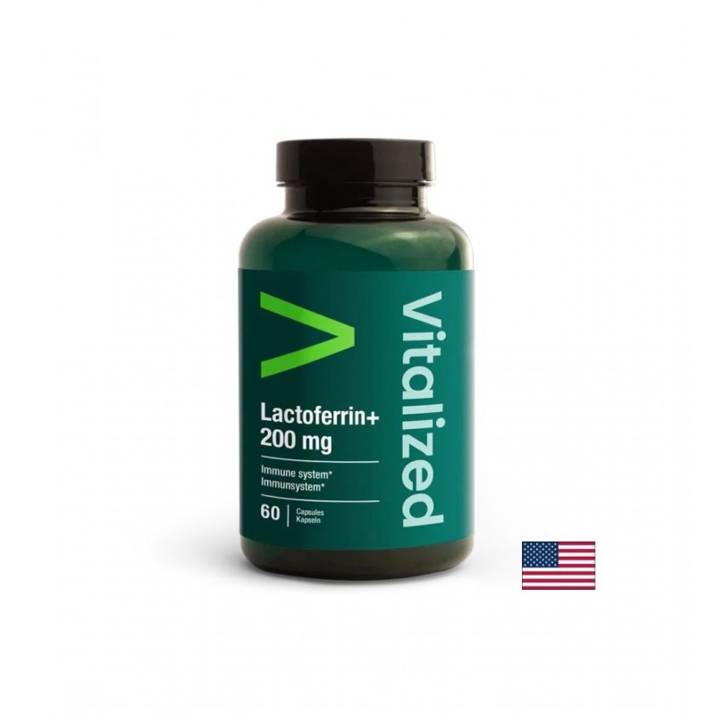 VITALIZED LACTOFERRIN+ / ИМУНИТЕТ ЛАКТОФЕРИН 200 МГ + ВИТАМИН С 80 МГ КАПС. X 60 VITALIZED LACTOFERRIN+ / ИМУНИТЕТ ЛАКТОФЕРИН 200 МГ + ВИТАМИН С 80 МГ КАПС. X 60