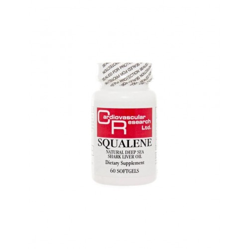 ECOLOGICAL FORMULAS / SQUALENE / МАСЛО ОТ ЧЕРЕН ДРОБ НА АКУЛА 1000МГ СОФТГЕЛ КАПС. X60