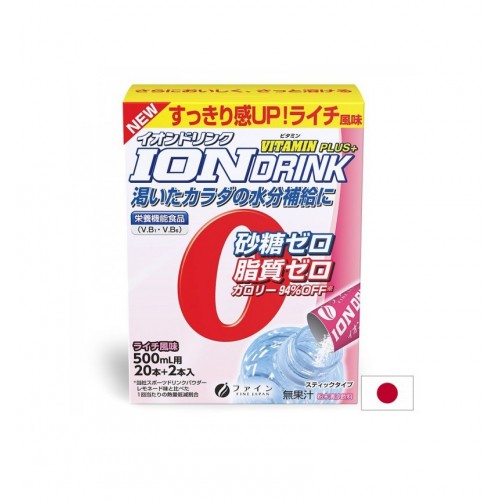 FINE JAPAN ION DRINK VITAMIN PLUS / ЙОННА НАПИТКА С ВИТАМИНИ САШЕТА X 22 FINE JAPAN ION DRINK VITAMIN PLUS / ЙОННА НАПИТКА С ВИТАМИНИ САШЕТА X 22