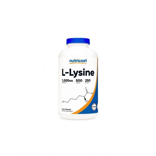 NUTRICOST L-LYSINE / Л-ЛИЗИН 500МГ КАПС. Х500