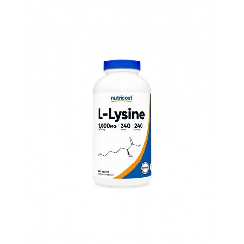 NUTRICOST L-LYSINE / Л-ЛИЗИН (ХИДРОХЛОРИД) 1000МГ ТАБЛ. Х120