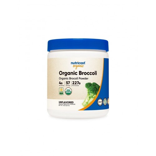 NUTRICOST ORGANIC BROCCOLI POWDER / БРОКОЛИ ОРГАНИК 227ГР ПРАХ NUTRICOST ORGANIC BROCCOLI POWDER / БРОКОЛИ ОРГАНИК 227ГР ПРАХ