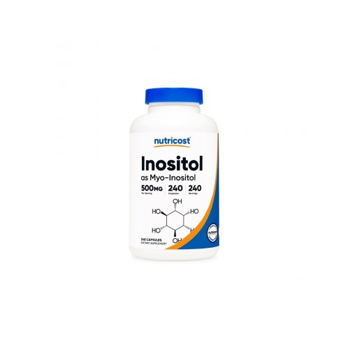 NUTRICOST INOSITOL / ИНОЗИТОЛ (МИО-ИНОЗИТОЛ) 500МГ КАПС. Х240