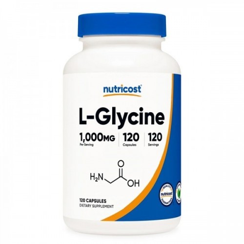 NUTRICOST L-GLYCINE / Л-ГЛИЦИН 1000МГ КАПС. Х120