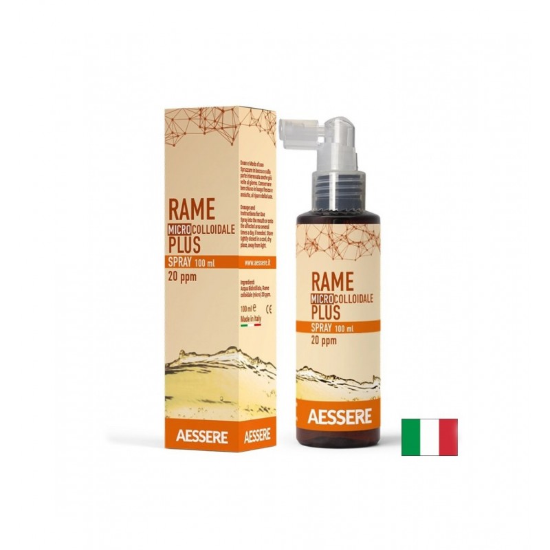 AESSERE RAME MICROCOLLOIDALE PLUS / КОЛОИДНА МЕД КОЖА, НОКТИ И СИЛЕН ИМУНИТЕТ 1 МГ 100 МЛ СПРЕЙ AESSERE RAME MICROCOLLOIDALE PLUS / КОЛОИДНА МЕД КОЖА, НОКТИ И СИЛЕН ИМУНИТЕТ 1 МГ 100 МЛ СПРЕЙ