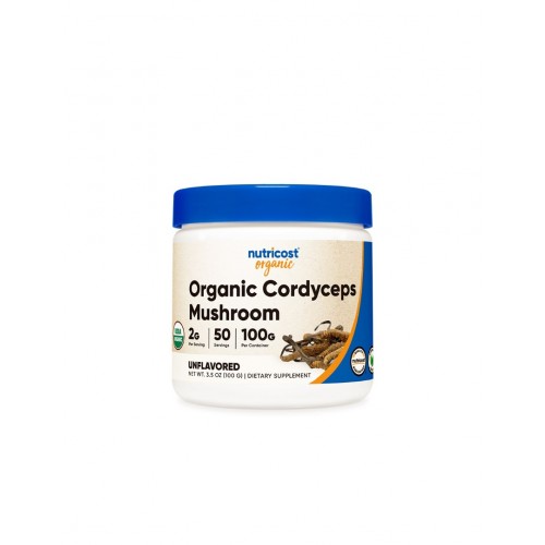 NUTRICOST CORDYCEPS ORGANIC / КОРДИЦЕПС ОРГАНИК 100ГР ПРАХ