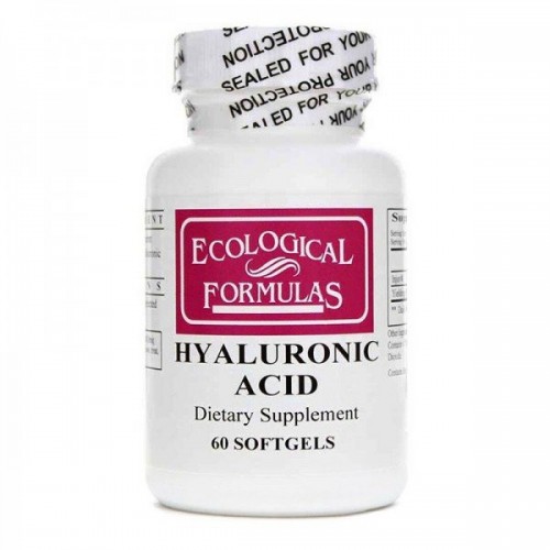 ECOLOGICAL FORMULAS / HYALURONIC ACID / ХИАЛУРОНОВА КИСЕЛИНА СОФТГЕЛ КАПС. X60