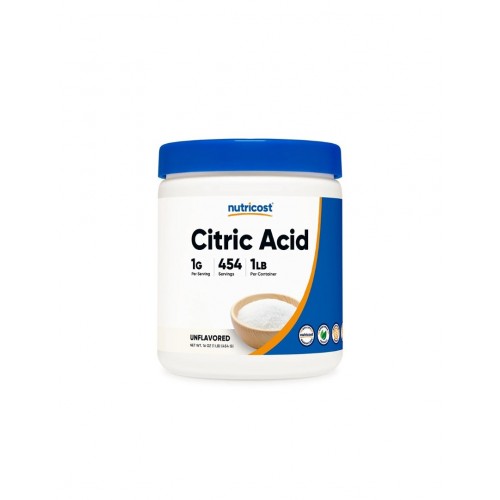 NUTRICOST CITRIC ACID POWDER / ЛИМОНЕНА КИСЕЛИНА 454ГР ПРАХ
