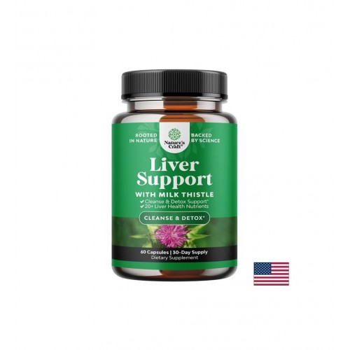 NATURE'S CRAFT LIVER SUPPORT / ПОДКРЕПА ЗА ЧЕРНИЯ ДРОБ И ЖЛЪЧНИЯ ПОТОК КАПС. X 60