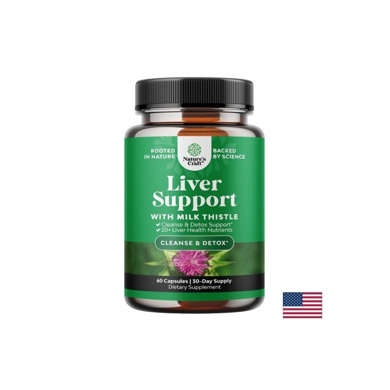 NATURE'S CRAFT LIVER SUPPORT / ПОДКРЕПА ЗА ЧЕРНИЯ ДРОБ И ЖЛЪЧНИЯ ПОТОК КАПС. X 60 NATURE'S CRAFT LIVER SUPPORT / ПОДКРЕПА ЗА ЧЕРНИЯ ДРОБ И ЖЛЪЧНИЯ ПОТОК КАПС. X 60