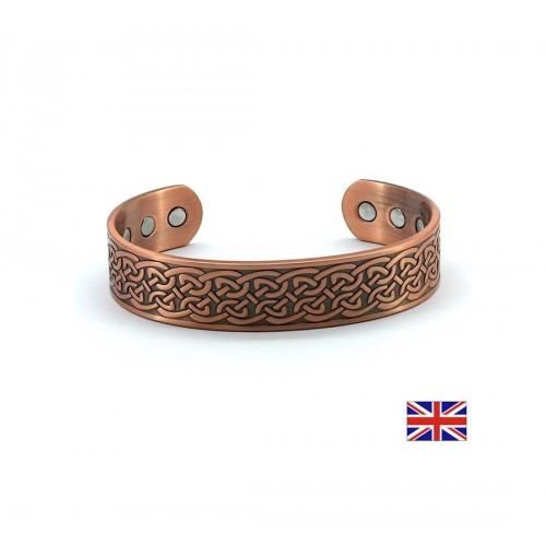 POWER HEALTH MAGNETIC BRACELET CELTIC WEAVE DESIGN MEDIUM / МАГНИТНА ГРИВНА КЕЛТСКА ПЛЕТКА ХАРМОНИЯ И СТИЛ ( РАЗМЕР M, 16.5 СМ. ) 1 БР