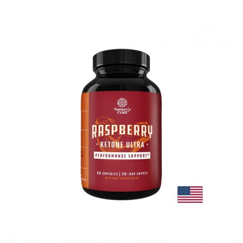 NATURE'S CRAFT RASPBERRY KETONE ULTRA / МАЛИНОВИ КЕТОНИ 100 МГ + ЗЕЛЕНО КАФЕ 400 МГ + ГАРЦИНИЯ 50 МГ КАПС. X 60