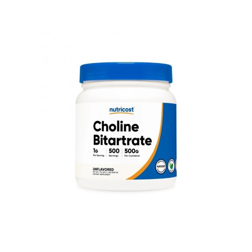 NUTRICOST CHOLINE BITARTRATE / ХОЛИН БИТАРТРАТ 500ГР ПРАХ