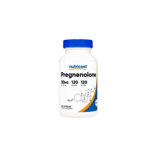 NUTRICOST PREGNENOLONE / ПРЕГНЕНОЛОН 30МГ КАПС. Х120 NUTRICOST PREGNENOLONE / ПРЕГНЕНОЛОН 30МГ КАПС. Х120