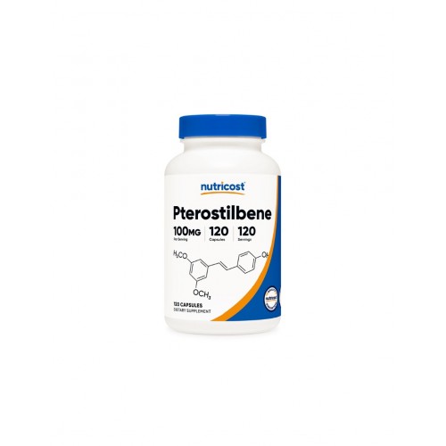 NUTRICOST PTEROSTILBENE / ПТЕРОСТИЛБЕН 100МГ КАПС. Х120