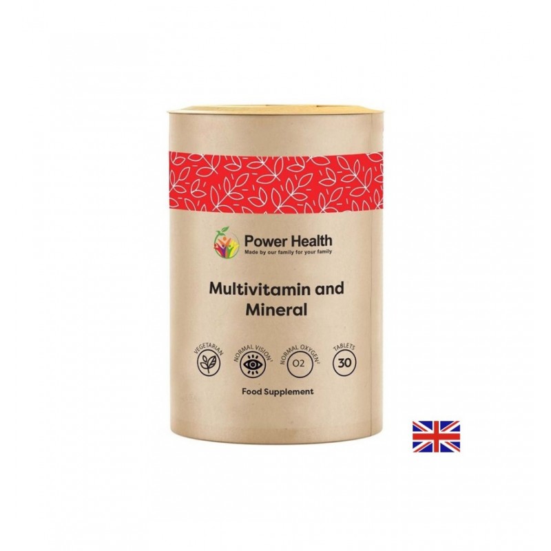 POWER HEALTH MULTIVITAMIN MINERALS / МУЛТИВИТАМИНИ И МИНЕРАЛИ ТАБЛ. Х 30 POWER HEALTH MULTIVITAMIN MINERALS / МУЛТИВИТАМИНИ И МИНЕРАЛИ ТАБЛ. Х 30