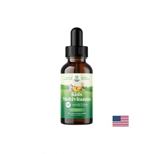 NATURE'S CRAFT KIDS MULTIVITAMIN / МУЛТИВИТАМИНИ И МИНЕРАЛИ ЗА ДЕЦА С ЛУТЕИН ИМУНИТЕТ И ЗРЕНИЕ КАПКИ 60 МЛ