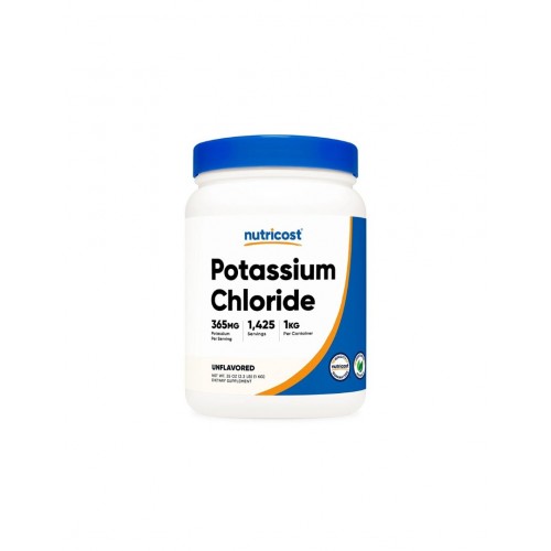 NUTRICOST POTASSIUM CHLORIDE POWDER / КАЛИЕВ ХЛОРИД 1КГ ПРАХ NUTRICOST POTASSIUM CHLORIDE POWDER / КАЛИЕВ ХЛОРИД 1КГ ПРАХ