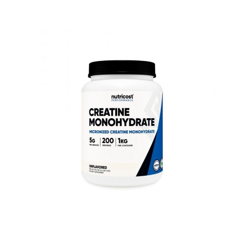 NUTRICOST CREATINE MONOHYDRATE / КРЕАТИН МОНОХИДРАТ (МИКРОНИЗИРАН) 1КГ ПРАХ