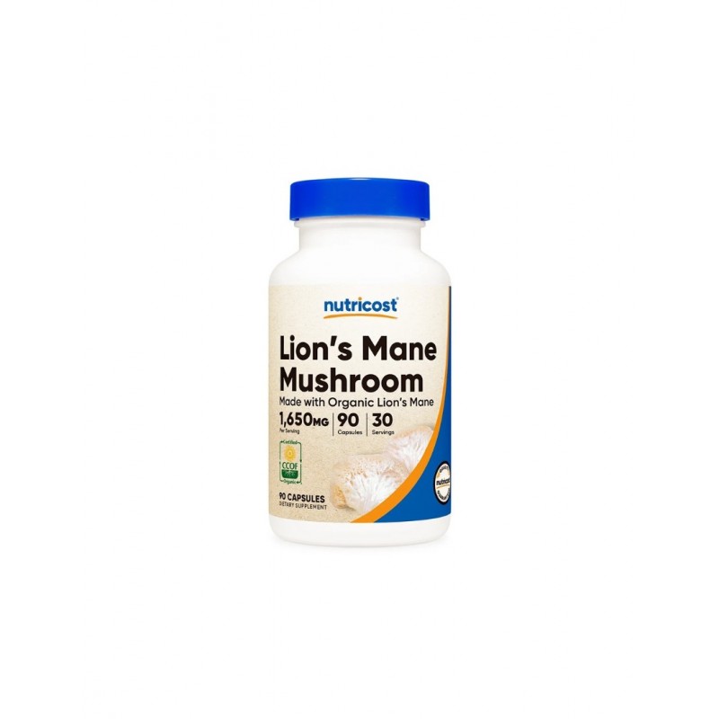 NUTRICOST LIONS MANE (MWO) / ЛЪВСКА ГРИВА КАПС. Х90