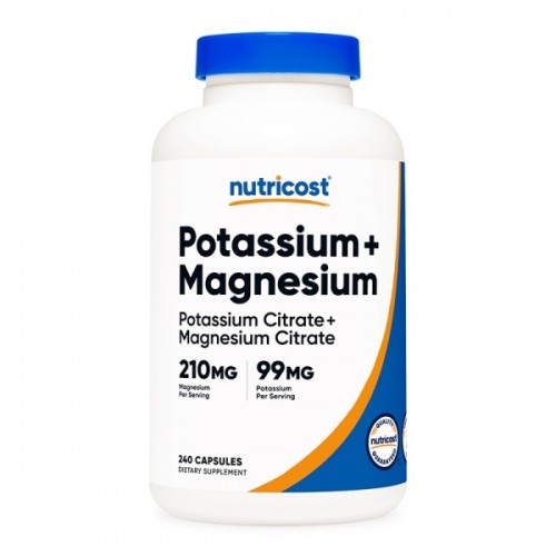 NUTRICOST POTASSIUM + MAGNESIUM / КАЛИЙ + МАГНЕЗИЙ КАПС. Х240 NUTRICOST POTASSIUM + MAGNESIUM / КАЛИЙ + МАГНЕЗИЙ КАПС. Х240