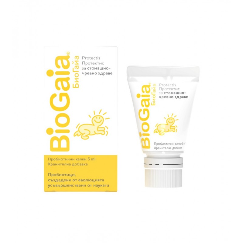 EWOPHARMA BIOGAIA PROTECTIS / БИОГАЙА ПРОТЕКТИС ПРОБИОТИЧНИ КАПКИ ЗА СТОМАШНО-ЧРЕВНО ЗДРАВЕ ЗА БЕБЕТА И ДЕЦА ТУБА 5МЛ