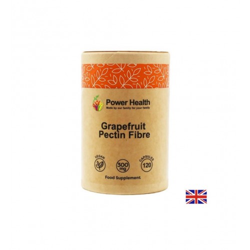 POWER HEALTH GRAPEFRUIT PECTIN FIBRE / ПЕКТИНОВИ ФИБРИ (ОТ ГРЕЙПФРУТ) 300 МГ КАПС. Х 120 POWER HEALTH GRAPEFRUIT PECTIN FIBRE / ПЕКТИНОВИ ФИБРИ (ОТ ГРЕЙПФРУТ) 300 МГ КАПС. Х 120