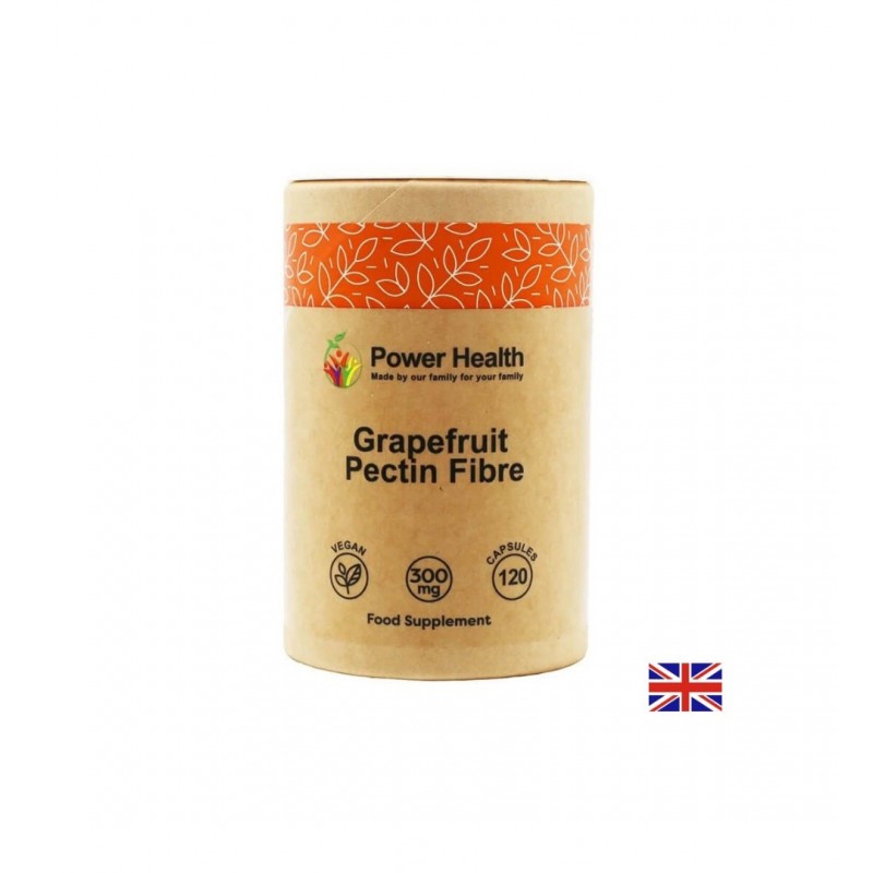 POWER HEALTH GRAPEFRUIT PECTIN FIBRE / ПЕКТИНОВИ ФИБРИ (ОТ ГРЕЙПФРУТ) 300 МГ КАПС. Х 120 POWER HEALTH GRAPEFRUIT PECTIN FIBRE / ПЕКТИНОВИ ФИБРИ (ОТ ГРЕЙПФРУТ) 300 МГ КАПС. Х 120