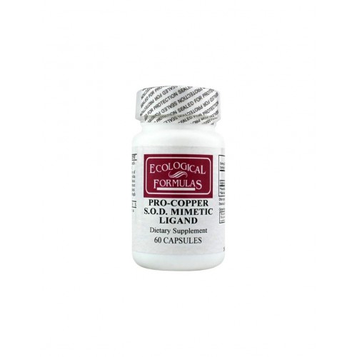 ECOLOGICAL FORMULAS / PRO-COPPER S.O.D. MIMETIC LIGAND / ПРО-МЕД (С.О.Д. МИМЕТИЧЕН ЛИГАНД) КАПС. X60