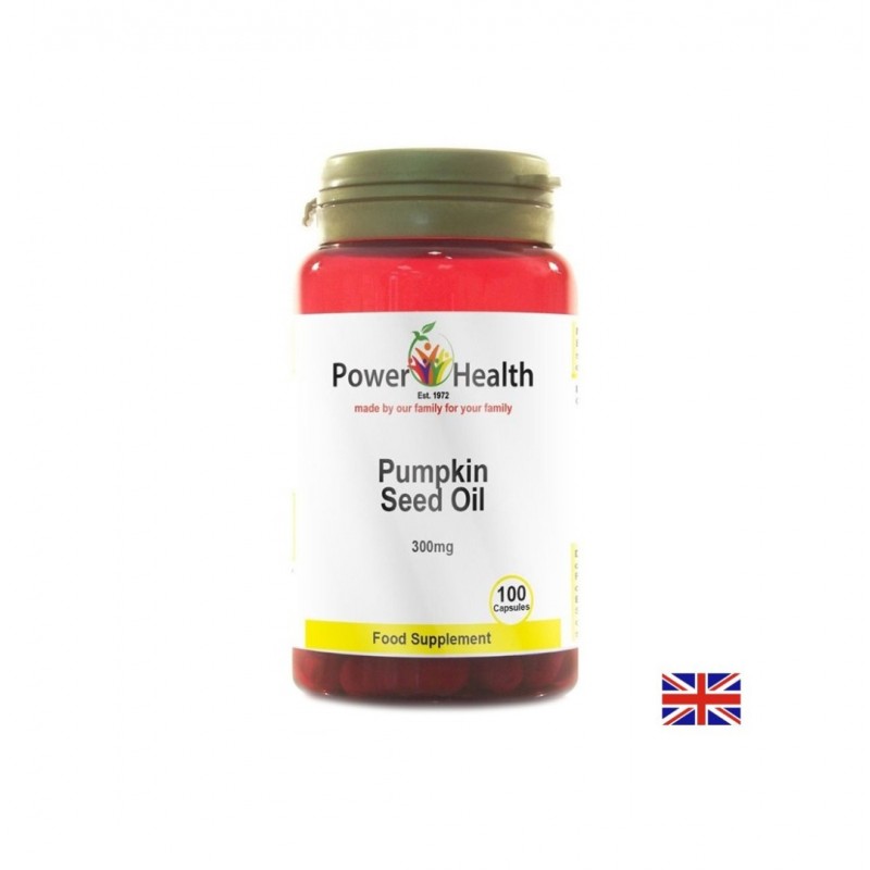 POWER HEALTH PUMPKIN SEED OIL / ПРОСТАТА И УРИНАРЕН ТРАКТ МАСЛО ОТ ТИКВЕНО СЕМЕ 300 МГ КАПС. Х 100 POWER HEALTH PUMPKIN SEED OIL / ПРОСТАТА И УРИНАРЕН ТРАКТ МАСЛО ОТ ТИКВЕНО СЕМЕ 300 МГ КАПС. Х 100