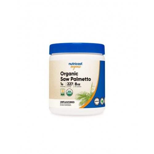 NUTRICOST ORGANIC SAW PALMETTO / САО ПАЛМЕТТО ОРГАНИК 227ГР ПРАХ NUTRICOST ORGANIC SAW PALMETTO / САО ПАЛМЕТТО ОРГАНИК 227ГР ПРАХ