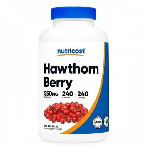 NUTRICOST HAWTHORN BERRY / ГЛОГ (ПЛОД) КАПС. Х240