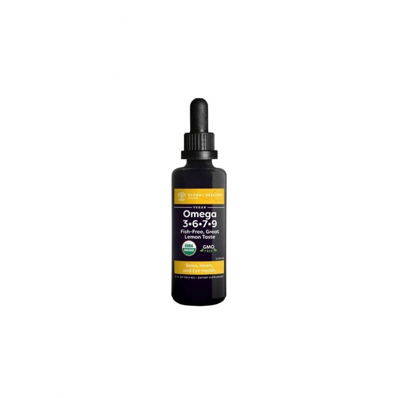 GLOBAL HEALING VEGAN OMEGA-3 6 7 9 / ВЕГАН ОМЕГА 3 6 7 9 КАПКИ 59.2МЛ