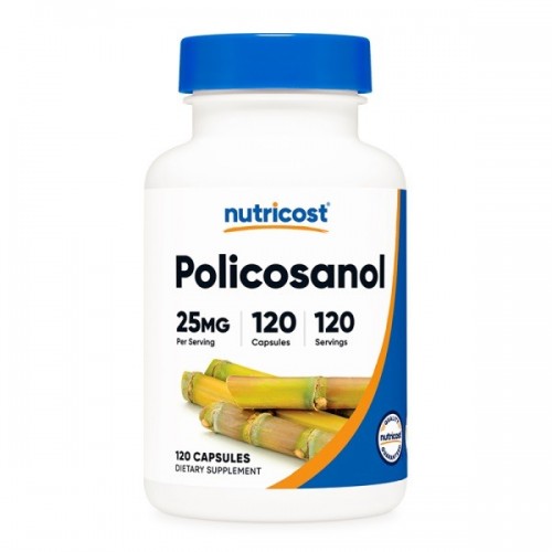 NUTRICOST POLICOSANOL / ПОЛИКОСАНОЛ 25МГ КАПС. Х120 NUTRICOST POLICOSANOL / ПОЛИКОСАНОЛ 25МГ КАПС. Х120