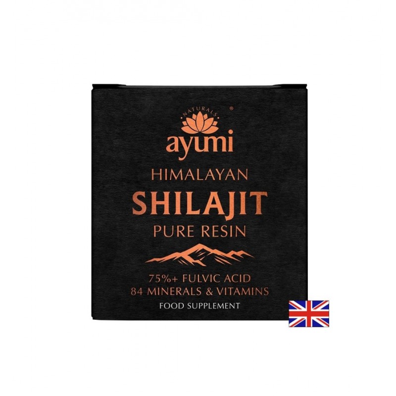 AYUMI SHILAJIT HIMALAYAN / ШИЛАЖИТ (ХИМАЛАЙСКИ) ЕНЕРГИЯ, ИМУННА ЗАЩИТА И ХРАНОСМИЛАТЕЛЕН БАЛАНС 600 МГ 30 ГР СМОЛА AYUMI SHILAJIT HIMALAYAN / ШИЛАЖИТ (ХИМАЛАЙСКИ) ЕНЕРГИЯ, ИМУННА ЗАЩИТА И ХРАНОСМИЛАТЕЛЕН БАЛАНС 600 МГ 30 ГР СМОЛА