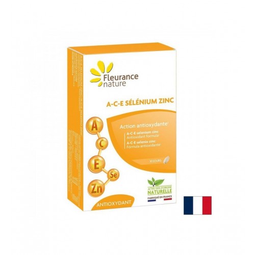 FLEURANCE NATURЕ A-C-E SELENIUM ZINC / СИЛЕН ИМУНИТЕТ ВИТАМИНИ А, С, Е + СЕЛЕН И ЦИНК ТАБЛ. Х 30 FLEURANCE NATURЕ A-C-E SELENIUM ZINC / СИЛЕН ИМУНИТЕТ ВИТАМИНИ А, С, Е + СЕЛЕН И ЦИНК ТАБЛ. Х 30