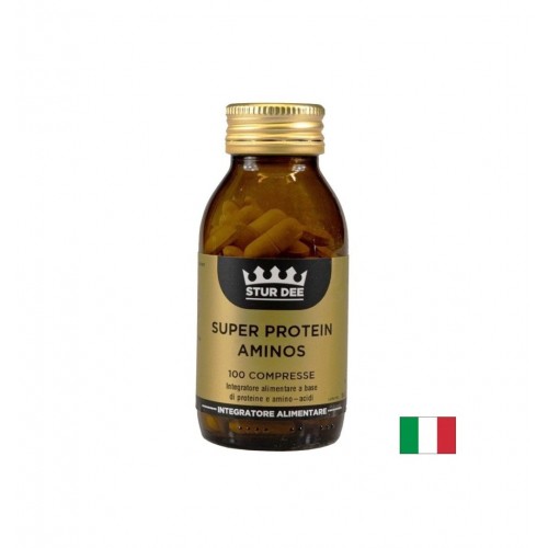 AESSERE SUPER PROTEIN AMINOS / СУПЕР ПРОТЕИН (СОЕВ ПРОТЕИН + АМИНОКИСЕЛИНИ) МУСКУЛНА СИЛА И ВЪЗСТАНОВЯВАНЕ ТАБЛ. X 100