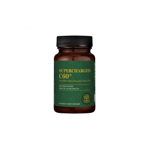 GLOBAL HEALING SUPERCHARGED C60 / МИКРОАКТИВИРАН АКТИВЕН ВЪГЛЕН КАПС. Х30