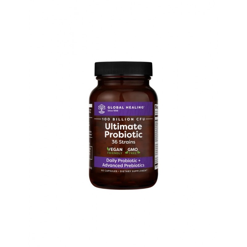 GLOBAL HEALING 10 BILLION CFU ULTIMATE PROBIOTIC / 100 МЛРД. АКТИВНИ ПРОБИОТИЦИ 36 ЩАМА КАПС. Х60