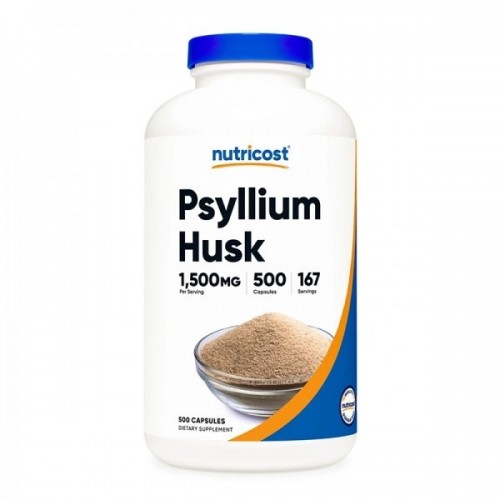 NUTRICOST PSYLLIUM HUSK (GROUND) / ПСИЛИУМ ХУСК КАПС. Х500