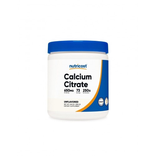 NUTRICOST CALCIUM CITRATE / КАЛЦИЙ (ЦИТРАТ) 250ГР ПРАХ NUTRICOST CALCIUM CITRATE / КАЛЦИЙ (ЦИТРАТ) 250ГР ПРАХ