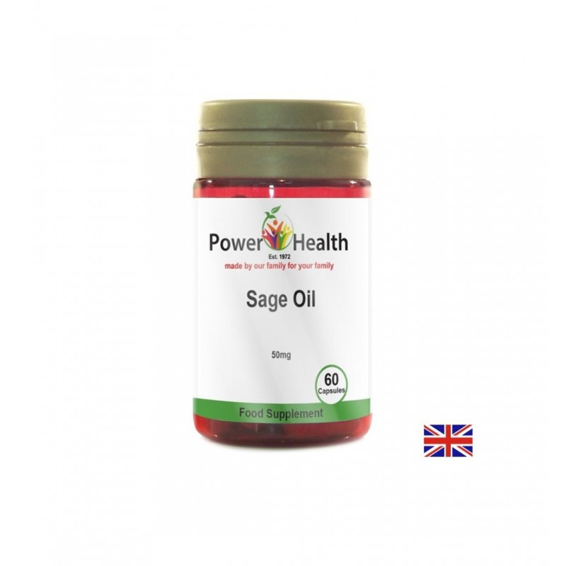 POWER HEALTH SAGE OIL / ЖЕНСКО ЗДРАВЕ САЛВИЯ (ГРАДИНСКИ ЧАЙ) 50 МГ КАПС. Х 60