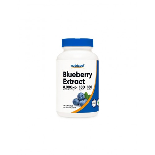 NUTRICOST BLUEBERRY EXTRACT / СИНЯ БОРОВИНКА КАПС. Х180 NUTRICOST BLUEBERRY EXTRACT / СИНЯ БОРОВИНКА КАПС. Х180