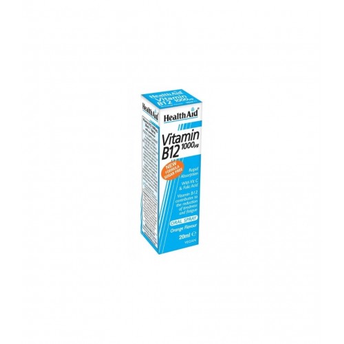 HEALTHAID VITAMIN B12 / ВИТАМИН B12 (ЦИАНКОБАЛАМИН) СПРЕЙ 20МЛ HEALTHAID VITAMIN B12 / ВИТАМИН B12 (ЦИАНКОБАЛАМИН) СПРЕЙ 20МЛ